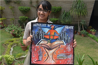 First in Inter School Art Competition
Eshanika Khanna